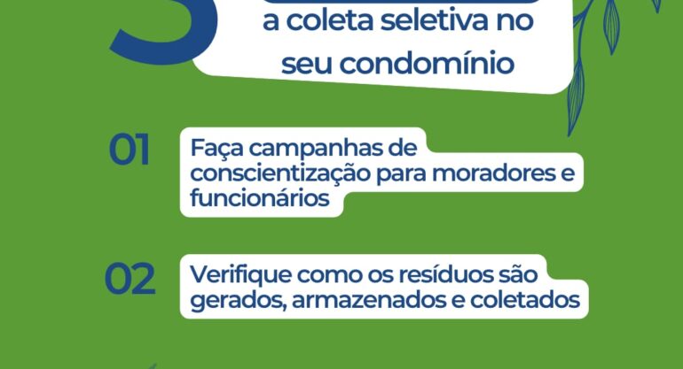 5 ideias para implantar a coleta seletiva no seu condomínio