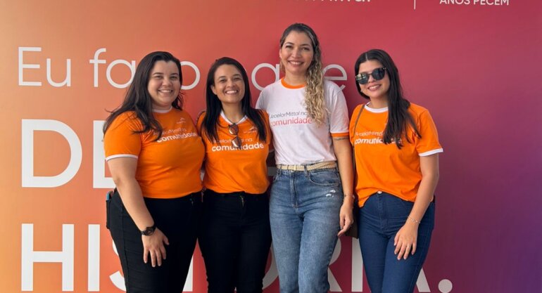 equipe Ideias em ação da ArceloMittal Pecém