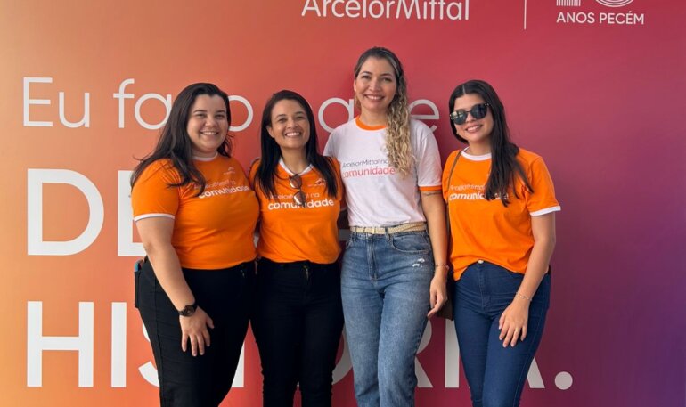 equipe Ideias em ação da ArceloMittal Pecém